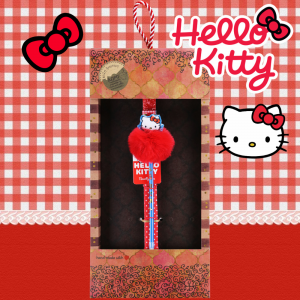 Λαμπάδα Στυλό Pom Pom Hello Kitty - Κόκκινο