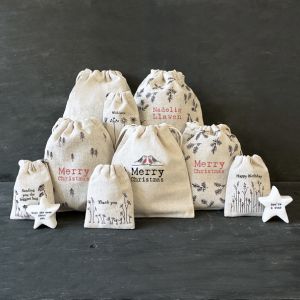 Small drawstring bag-With love