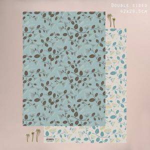 Χαρτί μικρό 29x42εκ.-Blue hydrangea