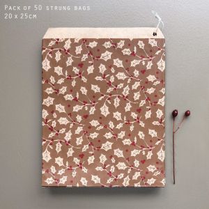 50 Strung large bags-Holly 50 Strung large bags-Holly