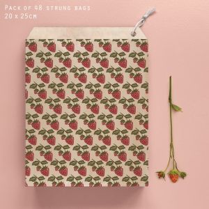 Σακουλάκια 20x27 (48)-Φράουλα
