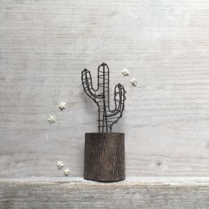 Κάκτος σύρμα σκουριά  10εκ.