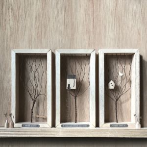 Κορνίζα με συρμάτινο δεντρόσπιτο 22,5εκ./look up Κορνίζα με συρμάτινο δεντρόσπιτο 22,5εκ./look up