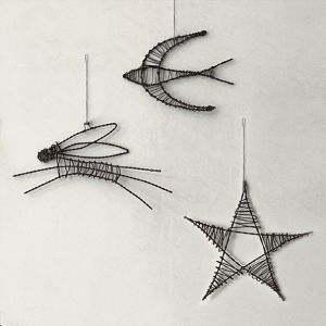 Συρμάτινο κρεμαστό - Αστέρι 13εκ.