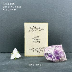 Crystal matchbox-Amethyst Crystal matchbox-Amethyst