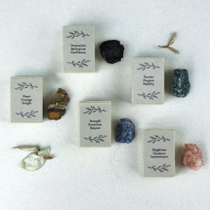 Crystal matchbox-Black Tourmaline Crystal matchbox-Black Tourmaline