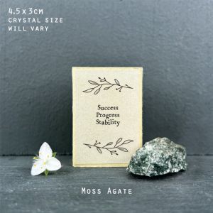 Crystal matchbox-Moss Agate Crystal matchbox-Moss Agate