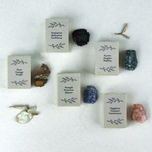 Crystal matchbox-Sunstone Crystal matchbox-Sunstone