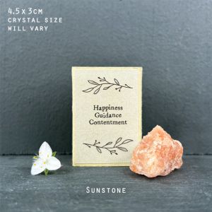 Crystal matchbox-Sunstone Crystal matchbox-Sunstone