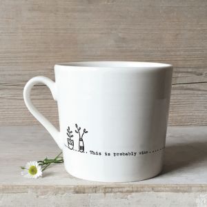Boxed wobbly mug - This is wine