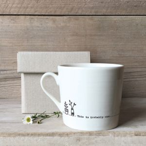 Boxed wobbly mug - This is wine