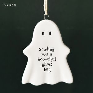 Φάντασμα κρεμαστό 5,5εκ.-Sending you a boo-tiful ghost hug
