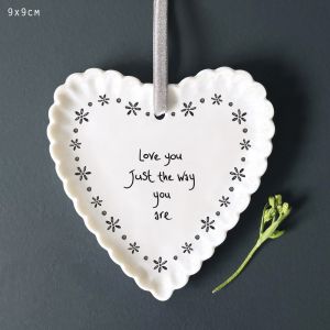Καρδιά δαντέλα-Love you just the way