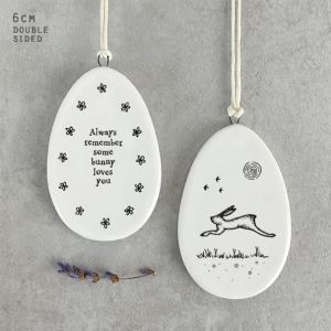 Πορσελάνινο αυγό-Some bunny loves you 6x4εκ.