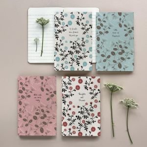 Σημειωματάριο με βότανα 14x9εκ.-What made me smile today