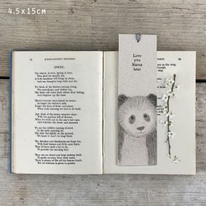 Σελιδοδείκτης αρκούδα - Love you Mama bear 4,5x10,5εκ. Σελιδοδείκτης αρκούδα - Love you Mama bear 4,5x10,5εκ.
