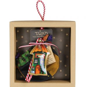 Γούρι Σπίτι μεταλλικό-Δέντρο 18x17,5εκ.