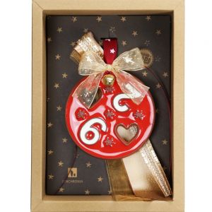 Γούρι Κεραμικό στολίδι 26-Χρυσό (24x17εκ.)