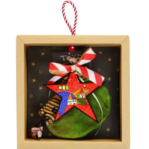 Γούρι Αστέρι JOY-εκκλησία / μαύρο