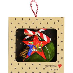 Γούρι Αστέρι JOY-εκκλησία / μαύρο