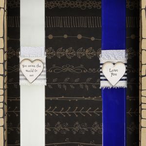 Λαμπάδα Basic -Ζευγάρι καρδιές Love