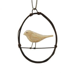 Συρμάτινο αυγό 6,5εκ. - πουλί Συρμάτινο αυγό 6,5εκ. - πουλί