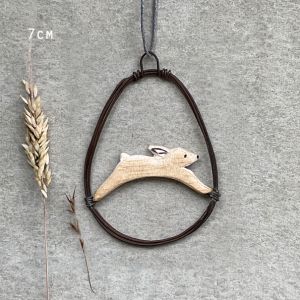 Συρμάτινο αυγό 6,5εκ. - κουνέλι Συρμάτινο αυγό 6,5εκ. - κουνέλι