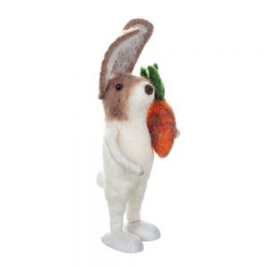 Κουνέλι φελτ Kevin και το καρότο 14εκ. Κουνέλι φελτ Kevin και το καρότο 14εκ.