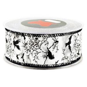 Κορδέλα 9μ. CROWS 43χιλ. - Μαύρο,Λευκό