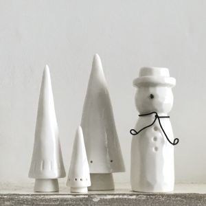 Porcelain Snowman-Large