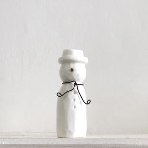 Porcelain Snowman-Large