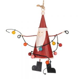 Αγ.Βασίλης με λαμπιόνια 12x11εκ.