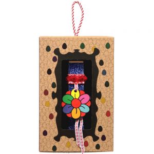 Λαμπάδα 20 Λουλούδι ξύλινο - Μπλε 