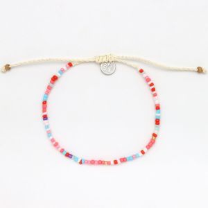 Βραχιόλι mini χάντρες - Κοραλλί