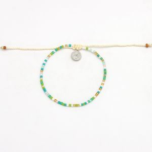 Βραχιόλι Mini Χάντρες Τιρκουάζ