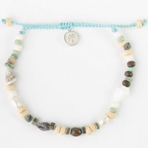 Βραχιόλι με Κοχύλια Τιρκουάζ