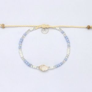 Βραχιόλι Κοχύλι & Χάντρες Σιέλ