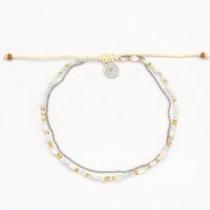 Βραχιόλι Ποδιού Αλυσιδάκι & Κοχύλια Χρυσό Ασημί