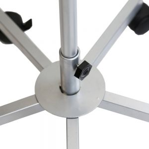 Metal stand 1.90 x 45cm with wheels