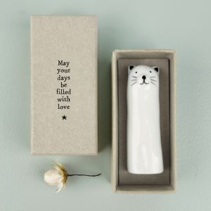 Πορσελάνινο βάζο - Γάτα 8εκ.