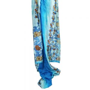 Ύφασμα vintage από σάρι (#10) 5x1μ. - μεταξωτό Ύφασμα vintage από σάρι (#10) 5x1μ. - μεταξωτό