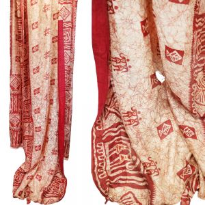 Ύφασμα vintage από σάρι (#15) 5x1μ. - μεταξωτό Ύφασμα vintage από σάρι (#15) 5x1μ. - μεταξωτό