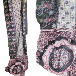 Ύφασμα vintage από σάρι (#08) 5x1μ. - μεταξωτό Ύφασμα vintage από σάρι (#08) 5x1μ. - μεταξωτό