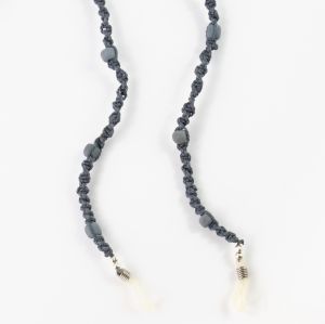 Κορδόνι γυαλιών μακραμέ - γκρι Κορδόνι γυαλιών μακραμέ - γκρι