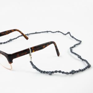 Κορδόνι γυαλιών μακραμέ - γκρι Κορδόνι γυαλιών μακραμέ - γκρι