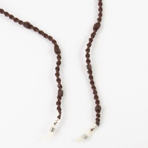 Κορδόνι γυαλιών μακραμέ - καφέ Κορδόνι γυαλιών μακραμέ - καφέ