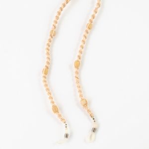 Κορδόνι γυαλιών μακραμέ - μπεζ Κορδόνι γυαλιών μακραμέ - μπεζ