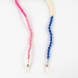 Κορδόνι γυαλιών μακραμέ - πολύχρωμο Κορδόνι γυαλιών μακραμέ - πολύχρωμο