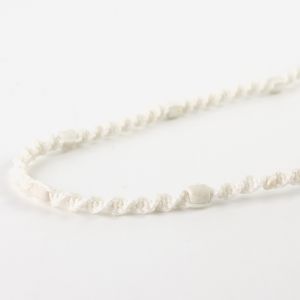 Κορδόνι γυαλιών μακραμέ - λευκό Κορδόνι γυαλιών μακραμέ - λευκό