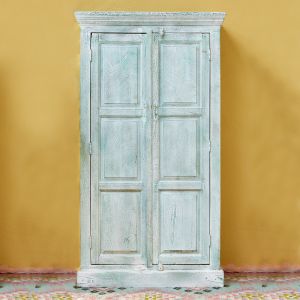 Ντουλάπι Vintage πράσινο 84x35x152εκ. Ντουλάπι Vintage πράσινο 84x35x152εκ.